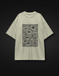 The Many Eyes — Oversized Graphic T-Shirt