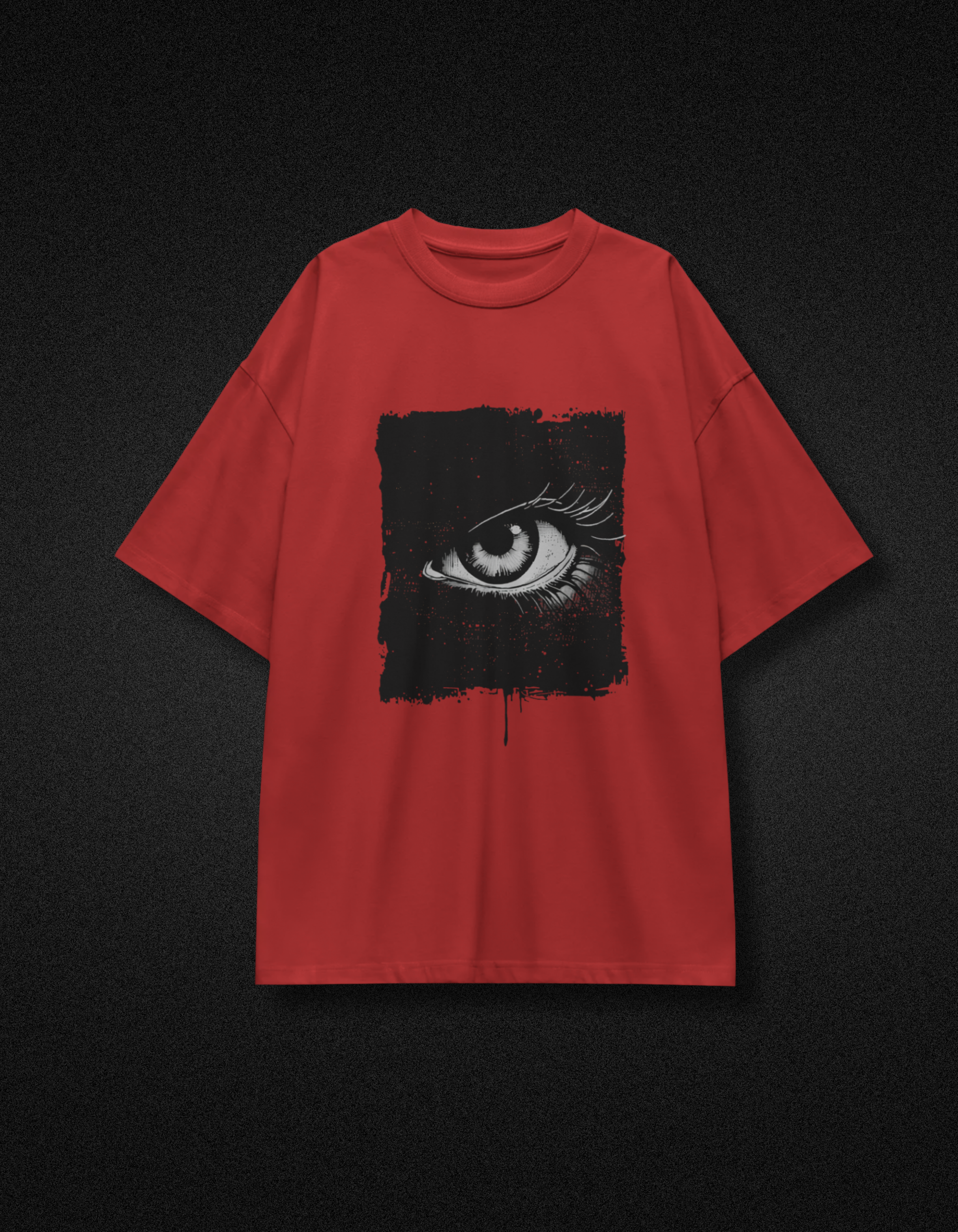 The Watcher — Oversized Graphic T-Shirt