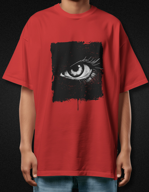 The Watcher — Oversized Graphic T-Shirt
